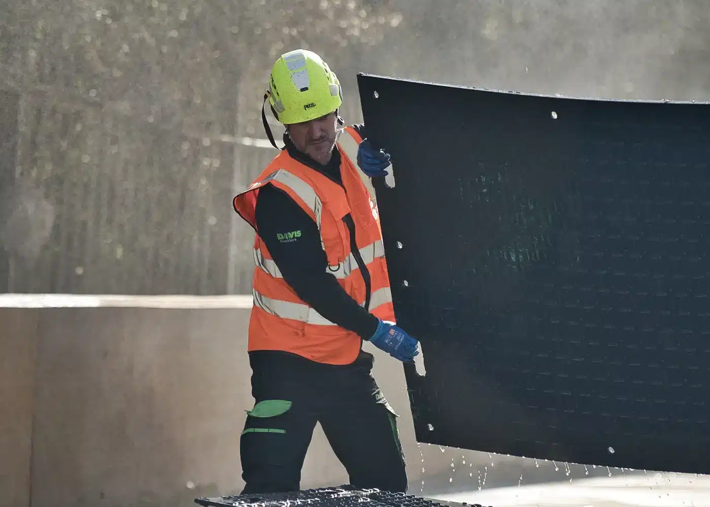 Why construction matting promotes positive use of HDPE plastic