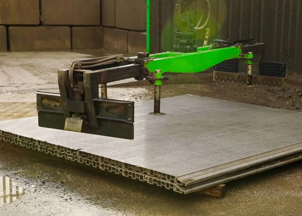 Aluminium access mat