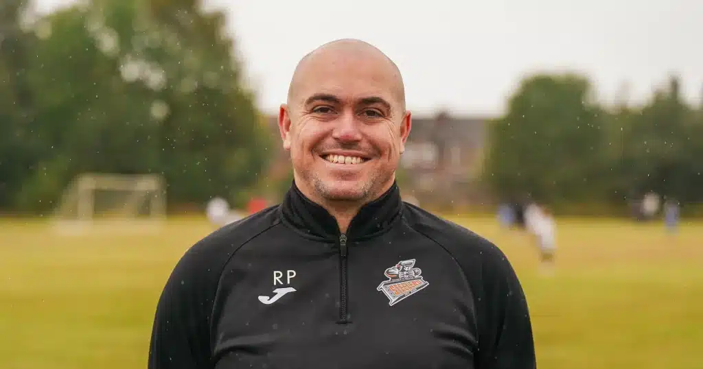 Rob Palmer, manager or Sheffield Steelers JFC Under 14s