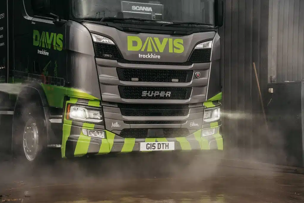 Davis trackhire truck