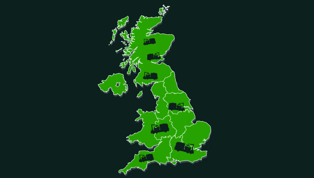 Map of the UK